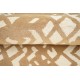 Beżowo-brązowy dywan w stylu vintage do salonu 100% wełniany tafting 160x230cm