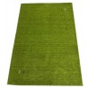 Wełna gruby dywan handloom z indii zielony 120x180cm