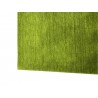 Wełna gruby dywan handloom z indii zielony 120x180cm
