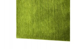 Wełna gruby dywan handloom z indii zielony 120x180cm