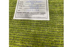Wełna gruby dywan handloom z indii zielony 120x180cm