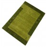 Wełna gruby dywan handloom z indii zielony 120x180cm