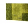 Wełna gruby dywan handloom z indii zielony 120x180cm