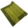 Wełna gruby dywan handloom z indii zielony 120x180cm