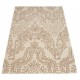 Brązowy dywan w stylu vintage do salonu 100% wełniany tafting 160x230cm