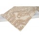 Brązowy dywan w stylu vintage do salonu 100% wełniany tafting 160x230cm
