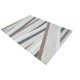 Geometryczny beżowy brązowy dywan do salonu 100% wełniany tafting 160x230cm patchwork