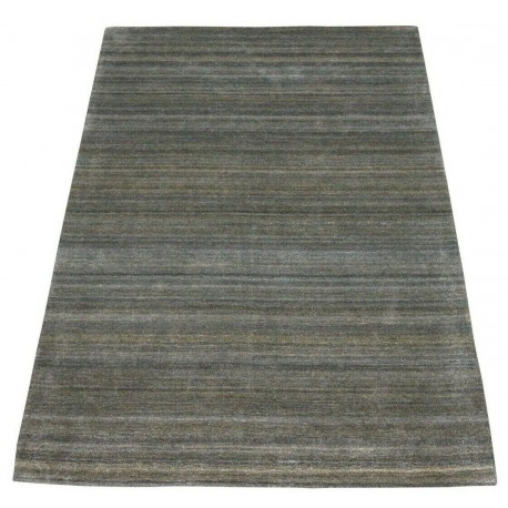 Szary z deseniem dywan do salonu 100% wełniany tafting 160x230cm wzór gabbeh