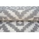 Piękny beżowo szary dywan do salonu 100% wełniany tafting 160x230cm