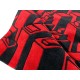 Designerski nowoczesny dywan wełniany CITY 3D 120x180cm Indie 2cm gruby czerwony