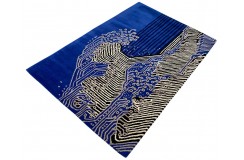 100% wełna gruby dywan z Indii 120x180cm 3D designerski wzór