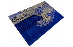 100% wełna gruby dywan z Indii 120x180cm 3D designerski wzór