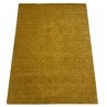 Gładki nowoczesny dywan Gabbeh Handloom Lori 100% wełna żóły pomarańczowy 140x200cm