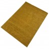 100% wełna gruby dywan handloom lori  z indii żółty pomarańcz 140x200cm