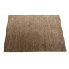 Gładki 100% wełniany dywan Gabbeh Handloom brązowy 170x240cm 