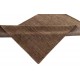 Gładki 100% wełniany dywan Gabbeh Handloom brązowy 170x240cm