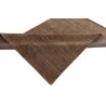 Gładki 100% wełniany dywan Gabbeh Handloom brązowy 170x240cm 
