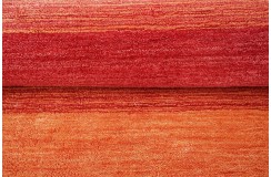 Czerwony pomarańcz 100% wełniany dywan Gabbeh tuftowany 140x200cm