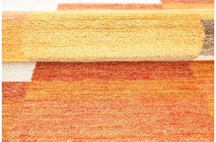 Wełna gruby dywan handloom z indii geometryczny 120x180cm