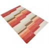 Wełna gruby dywan handloom z indii geometryczny 120x180cm