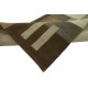 100% welniany ręcznie tkany dywan Nepal Premium beżowy brązowy 90x160cm patchwork