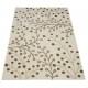Piękny beżowo-brązowy dywan do salonu 100% wełniany tafting 160x230cm