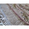 Przepiękny wełniany dywan org. Aubusson Chiny wełna rzeźbiony owalny