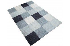 Dywan Gabbeh Handloom Loribaft wełna beżowy szary geometryczny 120x180cm 100% wełna