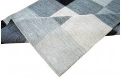 Wełna gruby dywan handloom z indii geometryczny 120x180cm