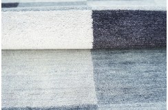 Wełna gruby dywan handloom z indii geometryczny 120x180cm