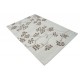 Piękny beżowo-brązowy dywan do salonu 100% wełniany tafting 160x230cm kwiaty