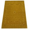 Żółty ekskluzywny dywan Gabbeh Loribaft Indie 170x240cm 100% wełniany