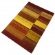 Kolorowy gruby dywan gabbeh 175x245cm wełna argentyńska ręcznie tkany