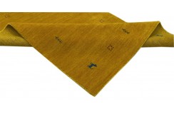 Wełna gruby dywan handloom z indii zielony 120x180cm