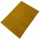 Gładki dywan Gabbeh Handloom Lori wełna żółty 120x180cm