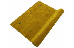 Wełna gruby dywan handloom z indii zielony 120x180cm