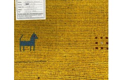 Wełna gruby dywan handloom z indii zielony 120x180cm