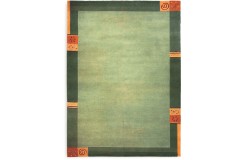 Welniany ręcznie tkany dywan Nepal Premium Wissenbach Manali 101 grun 200x300cm