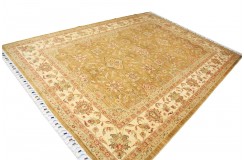 Ręcznie tkany dywan Ziegler Pakistan wełna 200x300 brązowy