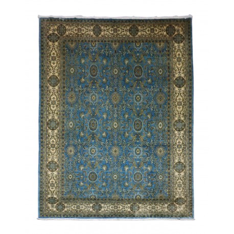Dywan Ziegler Farahan Klassik 100% wełna kamienowana ręcznie tkany luksusowy ok250x350cm klasyczny niebieski