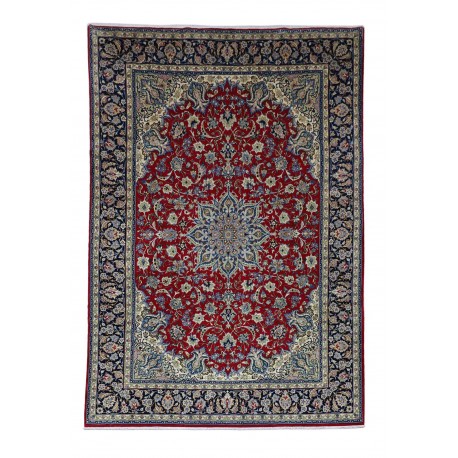 Isfahan - tradycyjne kwiatowe dzieło sztuki z IRANU 100%WEŁNA oryginalny cenny ok 200x300cm