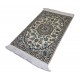 Nain 9la gęsto ręcznie tkany dywan z Iranu wełna + jedwab ok 60x90cm beżowy majestatyczny 
