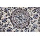 Nain 9la gęsto ręcznie tkany dywan z Iranu wełna + jedwab ok 60x90cm beżowy majestatyczny 