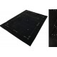 Gładki 100% wełniany dywan Gabbeh Lori Handloom czarny 200x300cm etniczne wzory