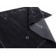 Gładki 100% wełniany dywan Gabbeh Lori Handloom czarny 200x300cm etniczne wzory