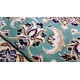 Nain 9la gęsto ręcznie tkany dywan z Iranu wełna + jedwab ok 60x90cm zielony majestatyczny 