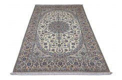 Ręcznie tkany dywan Nain 6la Habibian z Iranu 200x300cm beżowy