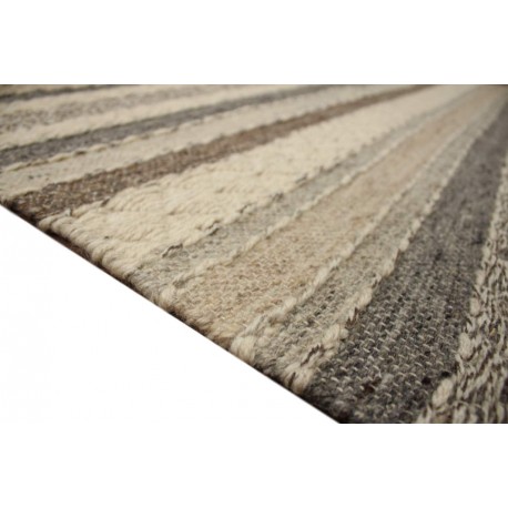 Naturalny dywan wełna czesankowa w warkocze i wodorosty (Seagrass) 160x230cm Indie ręcznie wiązany