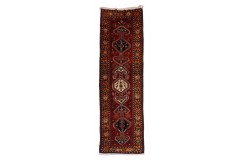 Antyk bogaty dywan Sziraz z Iranu 100x320cm 100% wełna ręcznie tkany
