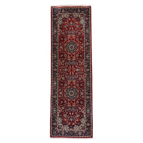 Esfahan - kwiatowy dywan z Chin 100% WEŁNA i jedwab ręcznie gęsto tkany chodnik 80x300cm